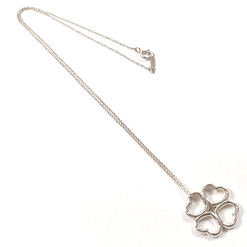 TIFFANY&Co. Necklace Heart clover Silver925 Silver Women Second hand