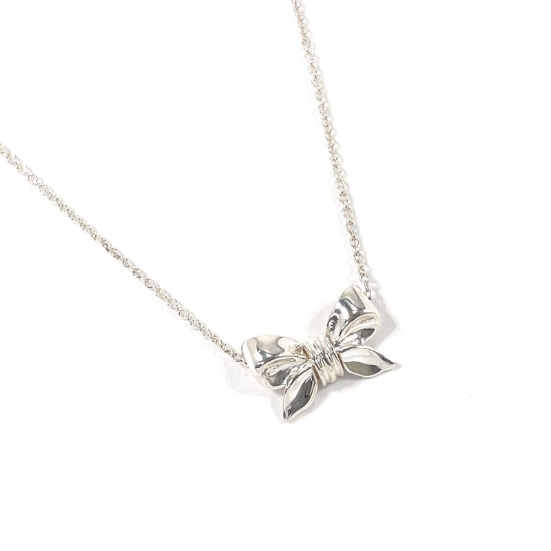 TIFFANY&Co. Necklace ribbon Silver925 Silver Women Second hand