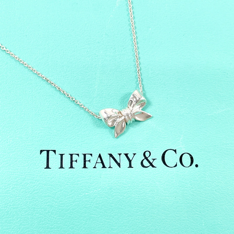 TIFFANY&Co. Necklace ribbon Silver925 Silver Women Second hand