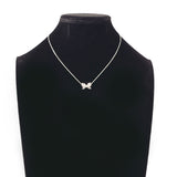 TIFFANY&Co. Necklace ribbon Silver925 Silver Women Second hand
