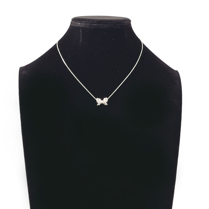 TIFFANY&Co. Necklace ribbon Silver925 Silver Women Second hand