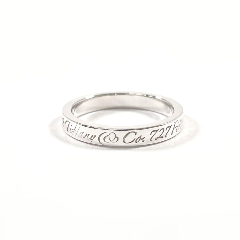 TIFFANY&Co. Ring Notes Narrow New York Silver925 #US 5 1/4 Silver Women Second hand