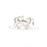 TIFFANY & CO. Ring Love & kiss Paloma Picasso Sterling Silver 925 US Size 5.25 Women