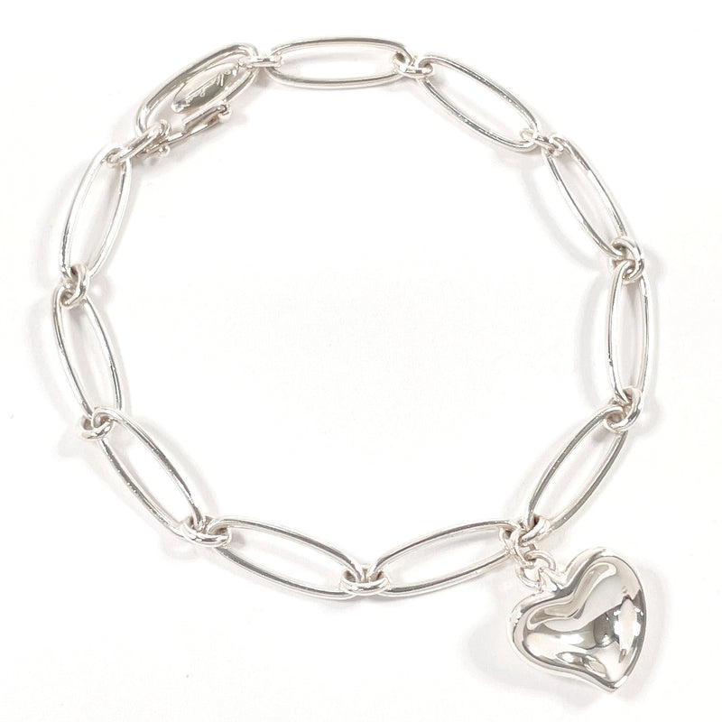 TIFFANY&Co. bracelet Curved heart Elsa Peretti Silver925 Silver Women Second hand