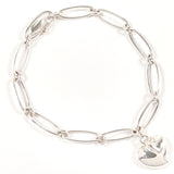TIFFANY&Co. bracelet Curved heart Elsa Peretti Silver925 Silver Women Second hand