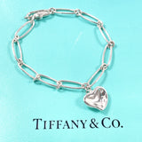 TIFFANY&Co. bracelet Curved heart Elsa Peretti Silver925 Silver Women Second hand