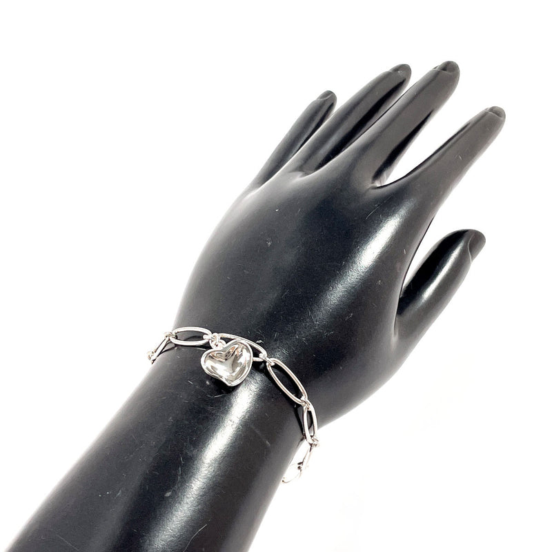 TIFFANY&Co. bracelet Curved heart Elsa Peretti Silver925 Silver Women Second hand