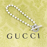 GUCCI bracelet Ball chain Silver925 Silver unisex Second hand
