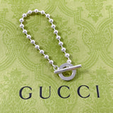 GUCCI bracelet Ball chain Silver925 Silver unisex Second hand