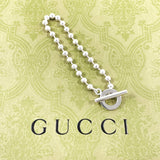 GUCCI bracelet Ball chain Silver925 Silver unisex Second hand