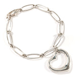 TIFFANY&Co. bracelet Open heart Elsa Peretti Silver925 Silver Women Second hand