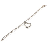TIFFANY&Co. bracelet Open heart Elsa Peretti Silver925 Silver Women Second hand