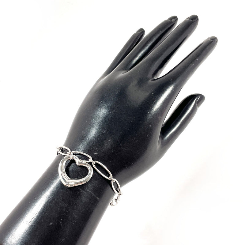 TIFFANY&Co. bracelet Open heart Elsa Peretti Silver925 Silver Women Second hand