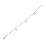 TIFFANY&Co. bracelet Teardrop 3P Elsa Peretti Silver925 Silver Women Second hand