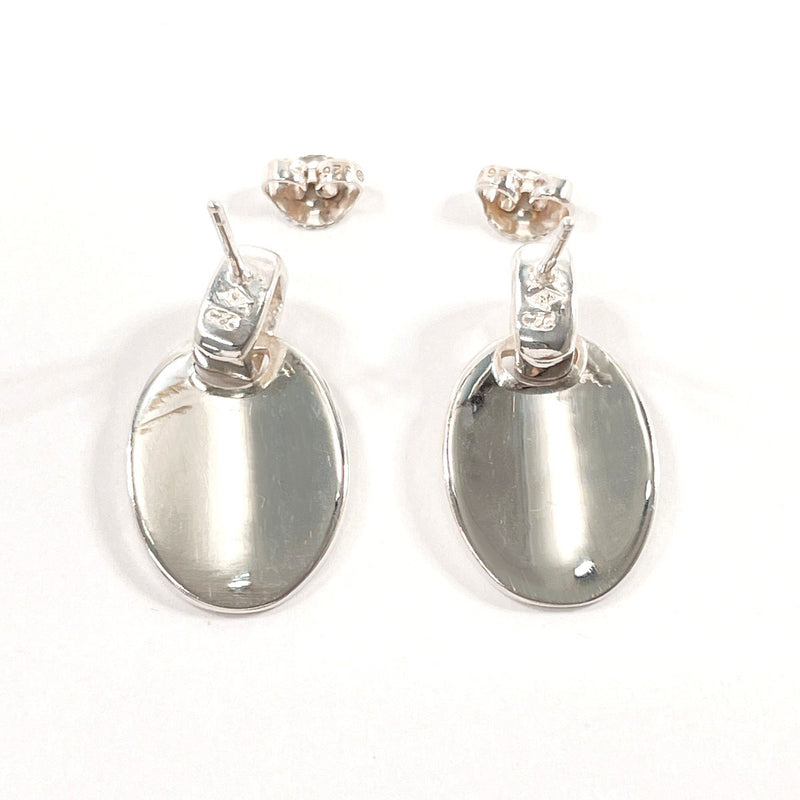 CHANEL earring oval with logo Silver925 Silver Women Second hand