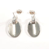 CHANEL earring oval with logo Silver925 Silver Women Second hand