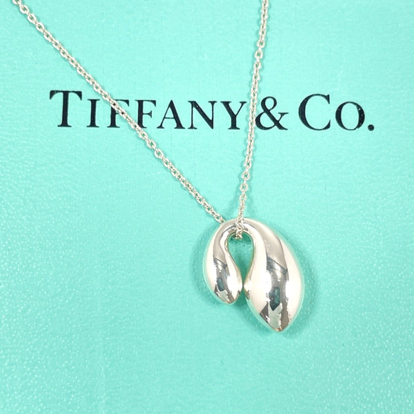 TIFFANY&Co. Necklace Double teardrop Elsa Peretti Silver925 Silver Women Second hand