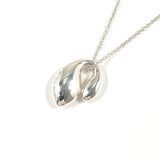 TIFFANY&Co. Necklace Double teardrop Elsa Peretti Silver925 Silver Women Second hand