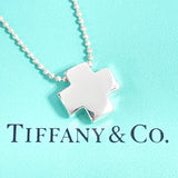 TIFFANY&Co. Necklace Roman Cross Silver925 Silver Women Second hand