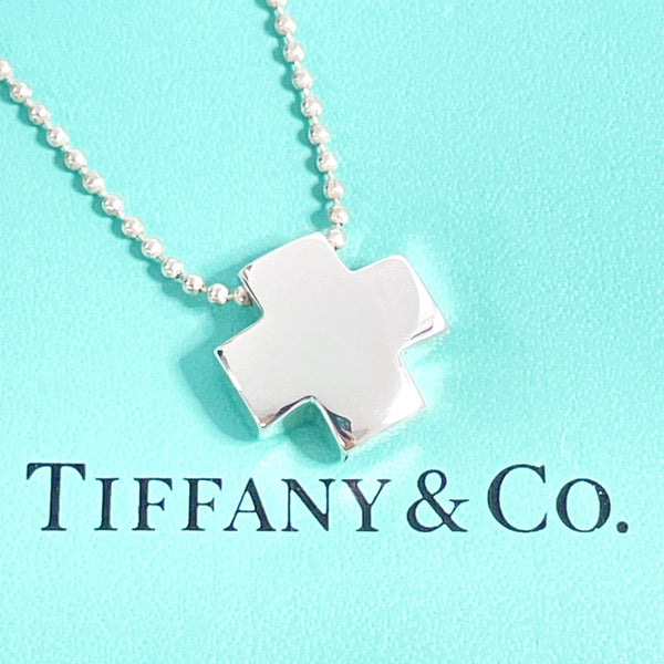 TIFFANY&Co. Necklace Roman Cross Silver925 Silver Women Second hand