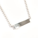 GUCCI choker Ball Chain with logo 2WAY Silver925 Silver Women Second hand