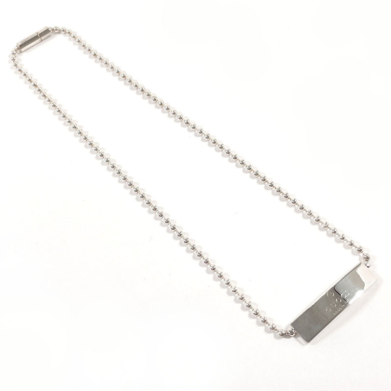GUCCI choker Ball Chain with logo 2WAY Silver925 Silver Women Second hand