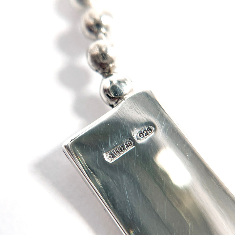 GUCCI choker Ball Chain with logo 2WAY Silver925 Silver Women Second hand