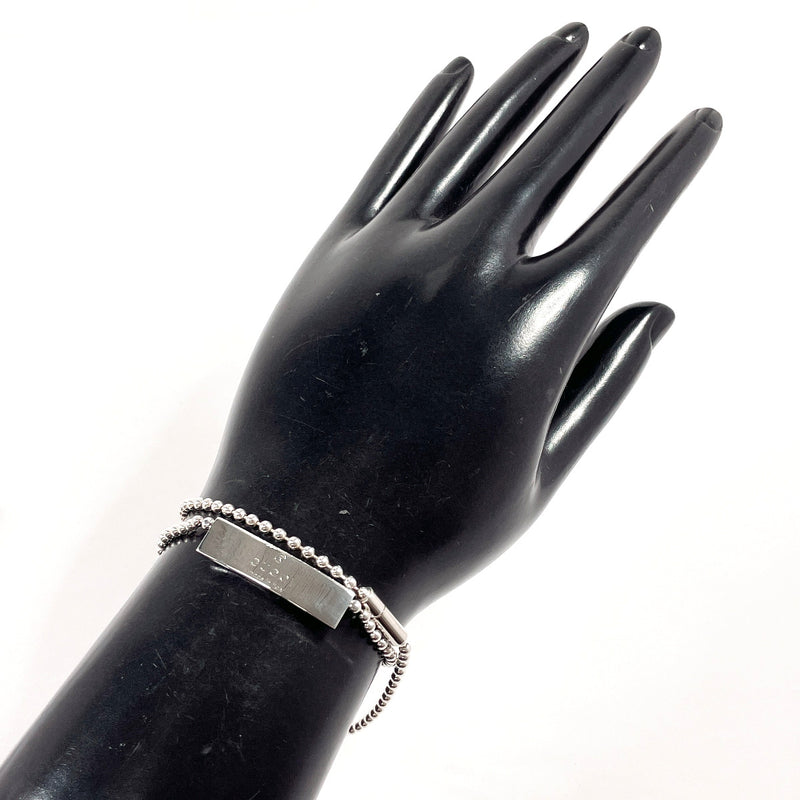 GUCCI choker Ball Chain with logo 2WAY Silver925 Silver Women Second hand