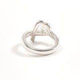 TIFFANY&Co. Ring Loving heart Paloma Picasso Silver925 #US 4 3/4 Silver Women Second hand