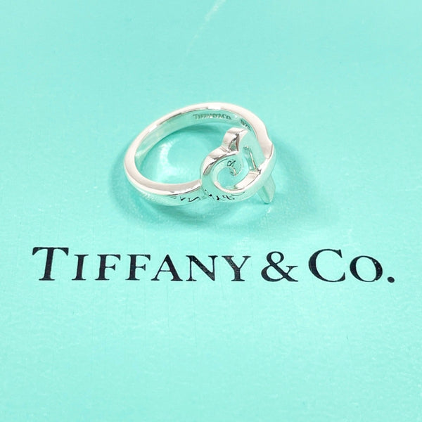 TIFFANY&Co. Ring Loving heart Paloma Picasso Silver925 #US 5 1/2 Silver Women Second hand