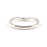 TIFFANY&Co. Ring Curved bundling Elsa Peretti Silver925 #US 5 1/4 Silver Women Second hand
