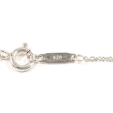 TIFFANY&Co. Necklace Fold heart Silver925 Silver Women Second hand