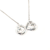 TIFFANY&Co. Necklace Double rubbing heart Paloma Picasso Silver925 Silver Women Second hand