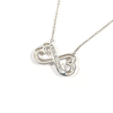 TIFFANY&Co. Necklace Double rubbing heart Paloma Picasso Silver925 Silver Women Second hand