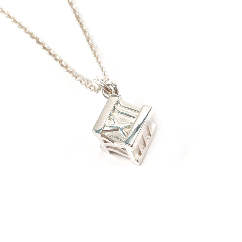 TIFFANY&Co. Necklace Atlas cube Silver925 Silver Women Second hand