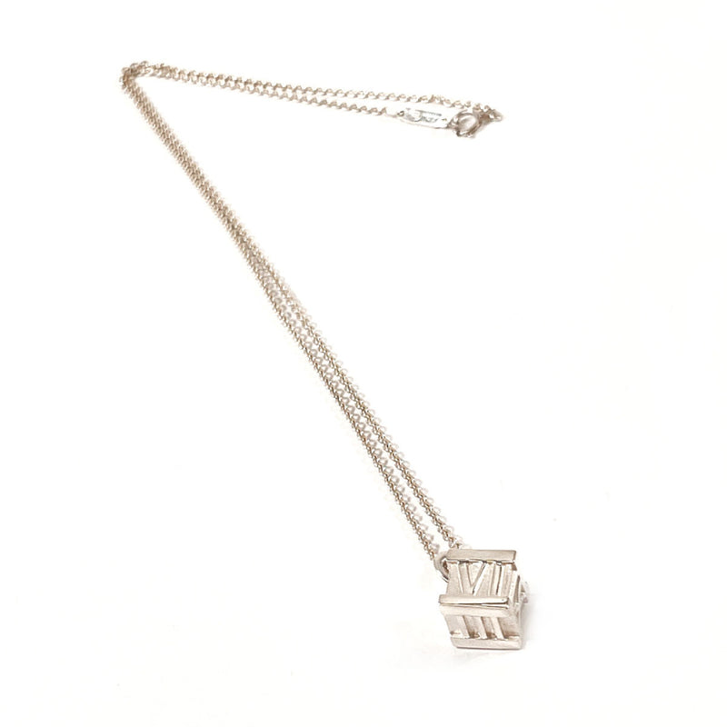TIFFANY&Co. Necklace Atlas cube Silver925 Silver Women Second hand