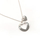 TIFFANY&Co. Necklace stencil heart Silver925 Silver Women Second hand