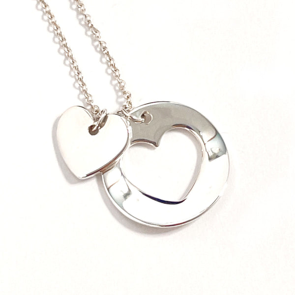TIFFANY&Co. Necklace stencil heart Silver925 Silver Women Second hand