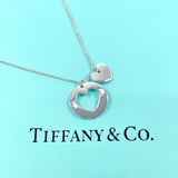 TIFFANY&Co. Necklace stencil heart Silver925 Silver Women Second hand