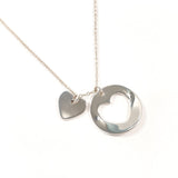 TIFFANY&Co. Necklace stencil heart Silver925 Silver Women Second hand