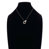 TIFFANY&Co. Necklace stencil heart Silver925 Silver Women Second hand