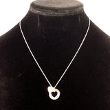 TIFFANY&Co. Necklace stencil heart Silver925 Silver Women Second hand