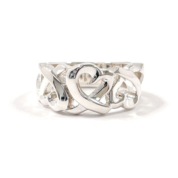 TIFFANY&Co. Ring Triple rubbing heart Paloma Picasso Silver925 #US 4 1/2 Silver Women Second hand