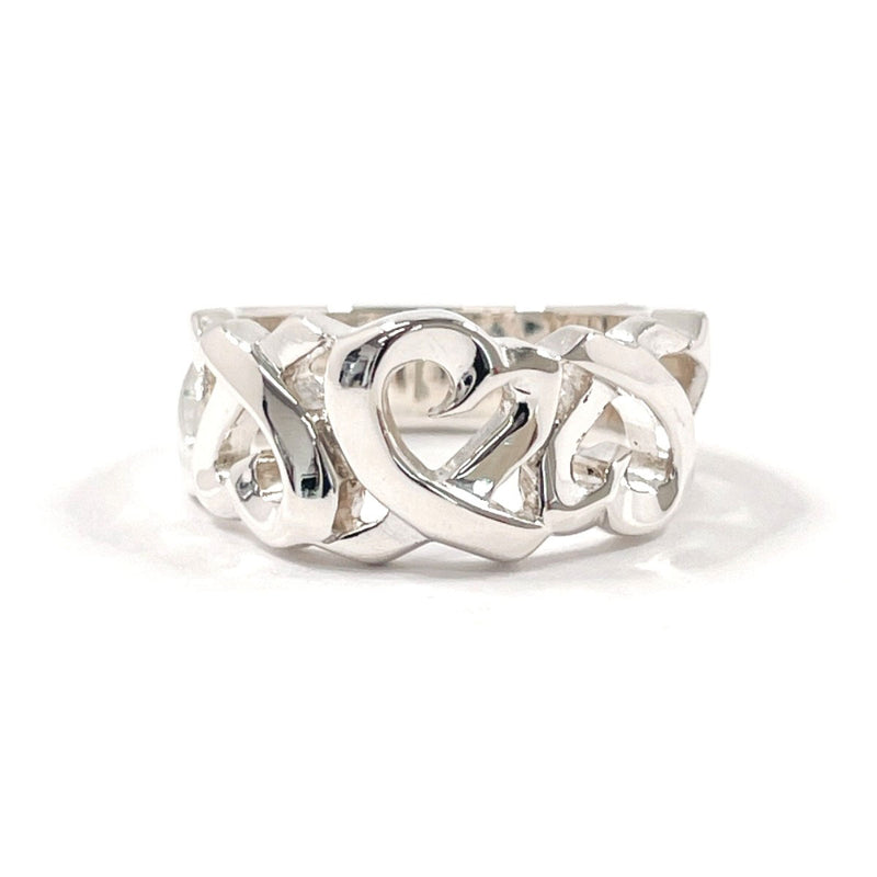 TIFFANY&Co. Ring Triple rubbing heart Paloma Picasso Silver925 #US 4 1/2 Silver Women Second hand