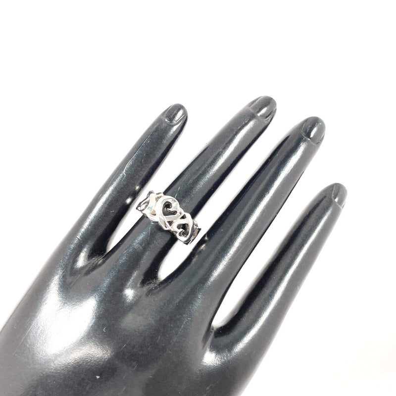 TIFFANY&Co. Ring Triple rubbing heart Paloma Picasso Silver925 #US 4 1/2 Silver Women Second hand