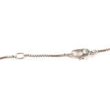 GUCCI Necklace ribbon Silver925 Silver Women Second hand