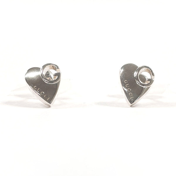 GUCCI earring 285484 J8400 8106 Heart G logo Silver925 Silver Women Second hand