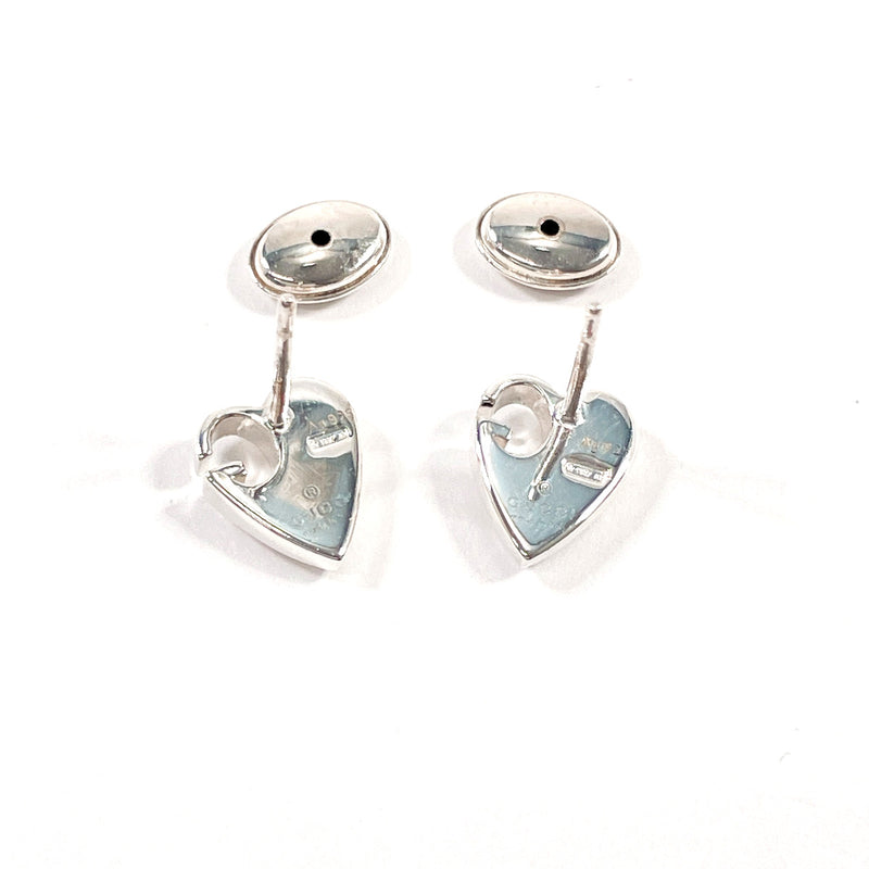 GUCCI earring 285484 J8400 8106 Heart G logo Silver925 Silver Women Second hand