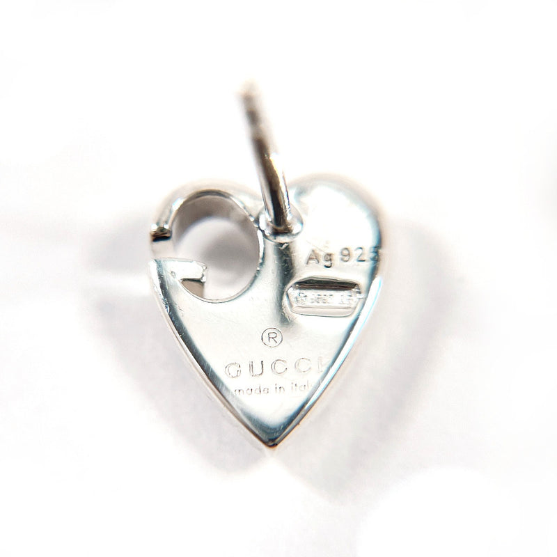 GUCCI earring 285484 J8400 8106 Heart G logo Silver925 Silver Women Second hand