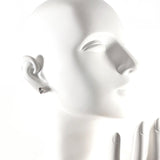 GUCCI earring 285484 J8400 8106 Heart G logo Silver925 Silver Women Second hand